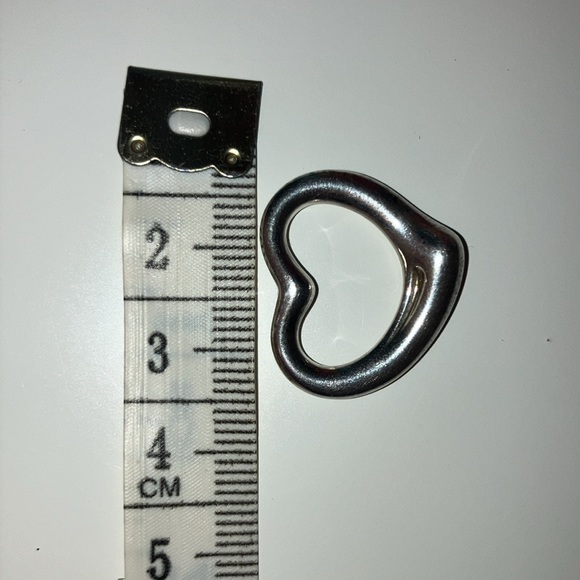 Tiffany & Co. Else Peretti open heart pendant 925 silver 22 cm. - Picture 7 of 7